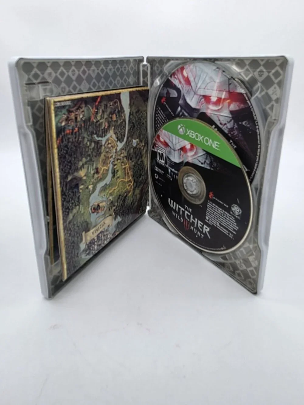 The Witcher III Wild Hunt Xbox One Collectors Edition Steel Case with Soundtrack